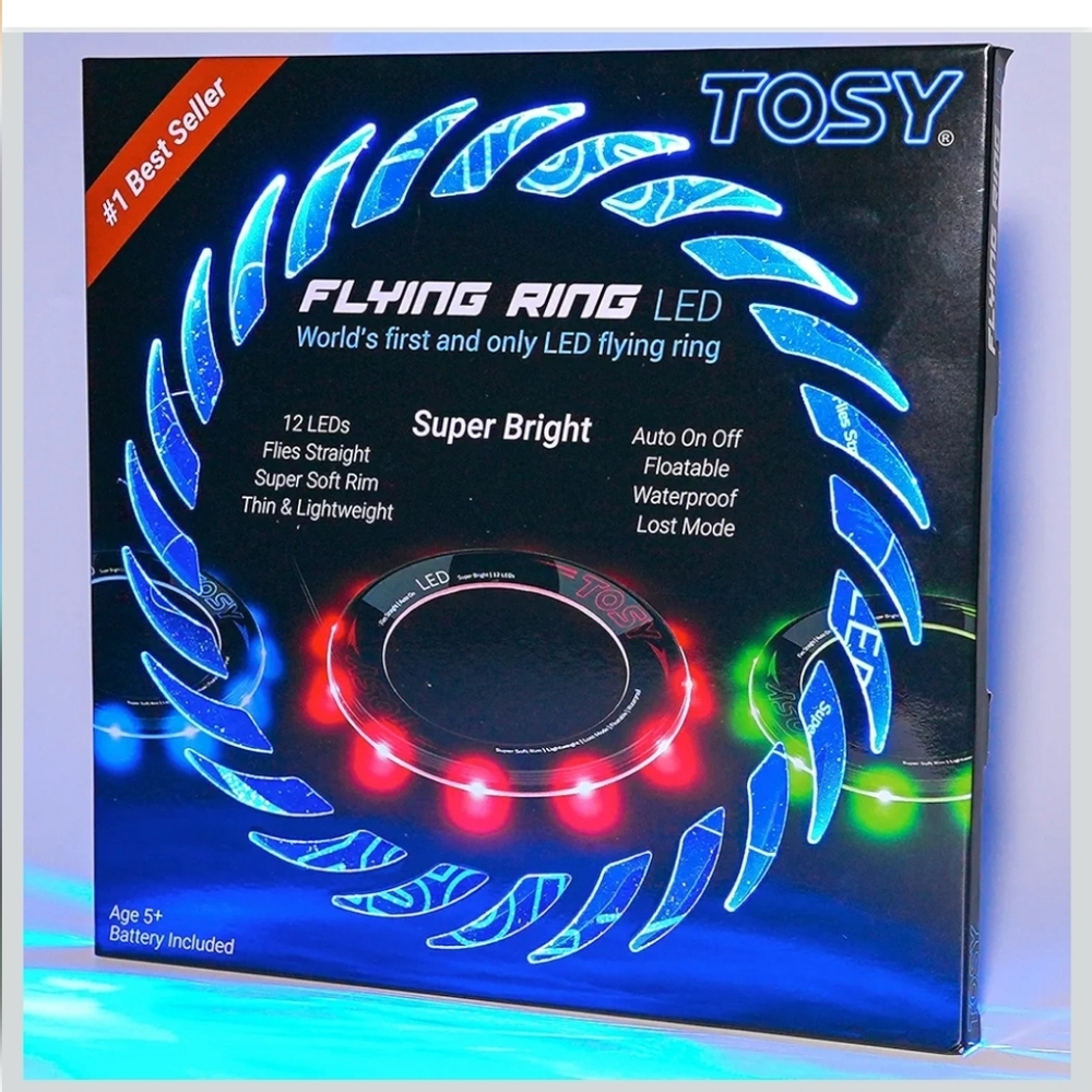 Flying Ring LED Light-Up‎ Frisbee